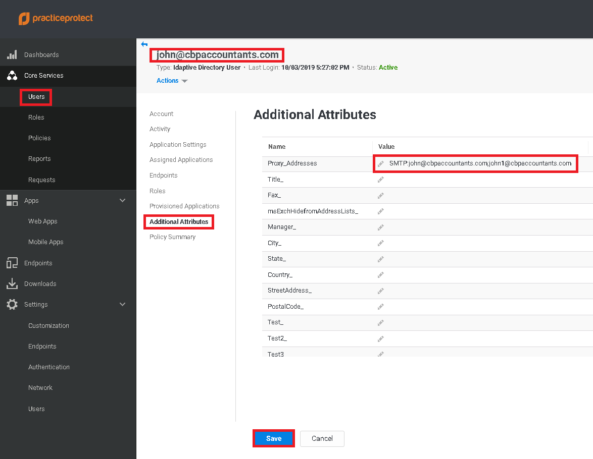 how to sync office 365 user account to cloud