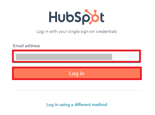 Hubspot Login using LinkedIn as Identity Provider