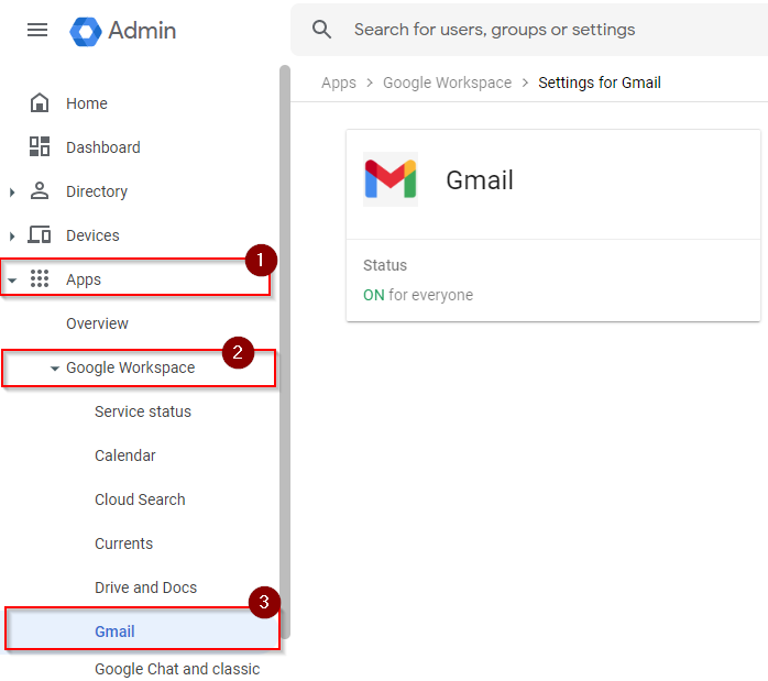 mail forwarding google workspace