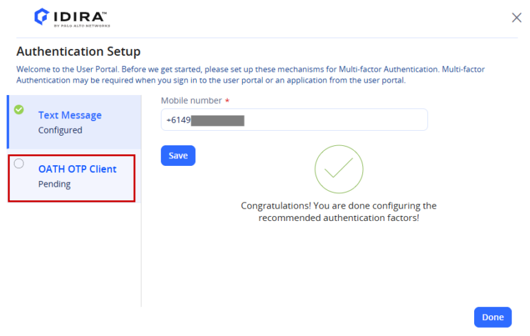 First Time Login to the User Portal – Practice Protect Support