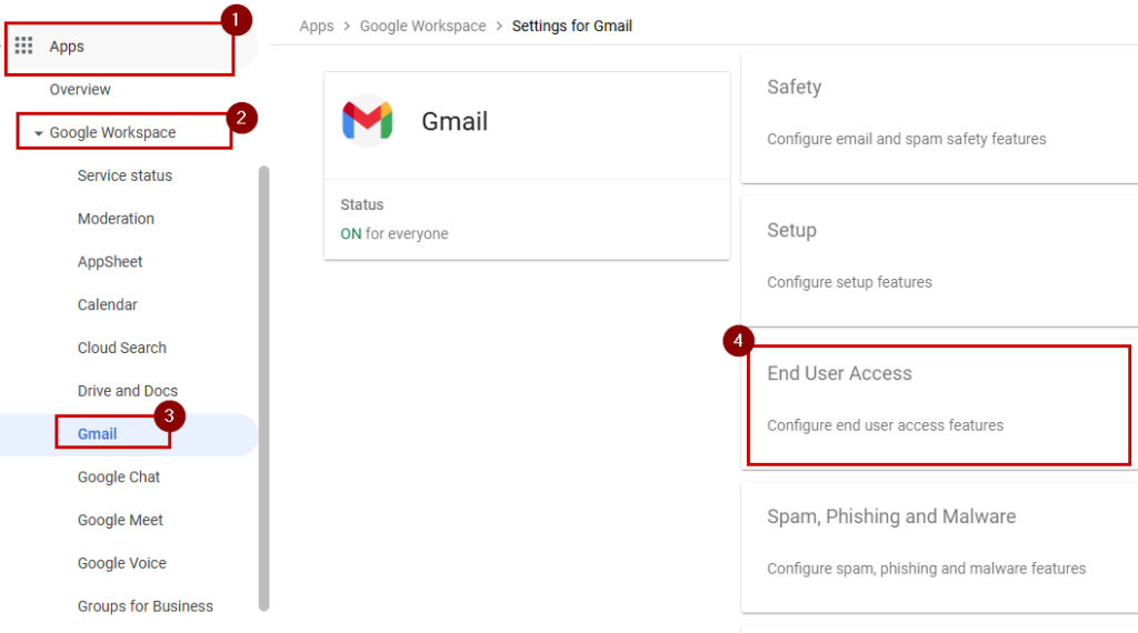 Setup Email Forwarding on Google Workspace – Practice Protect Support